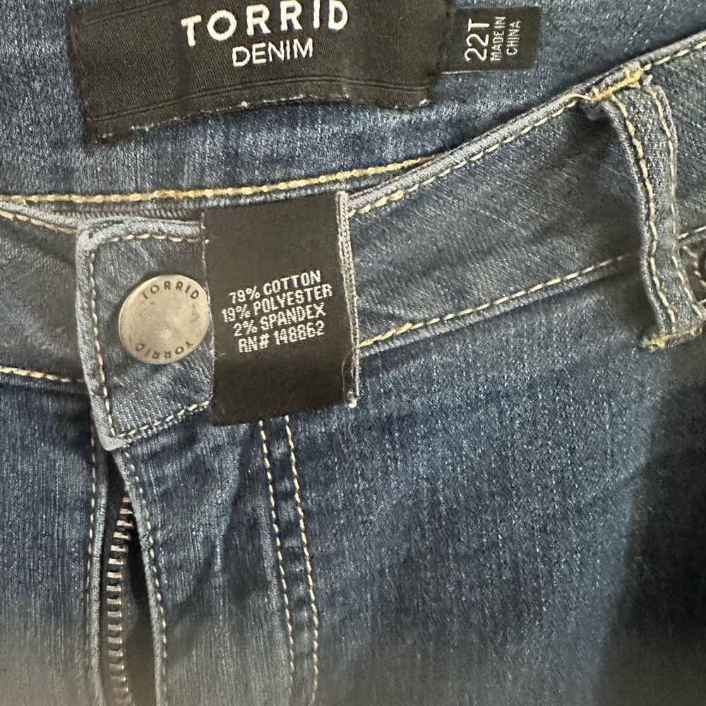 Torrid Classic Blue Denim Tall Jeans